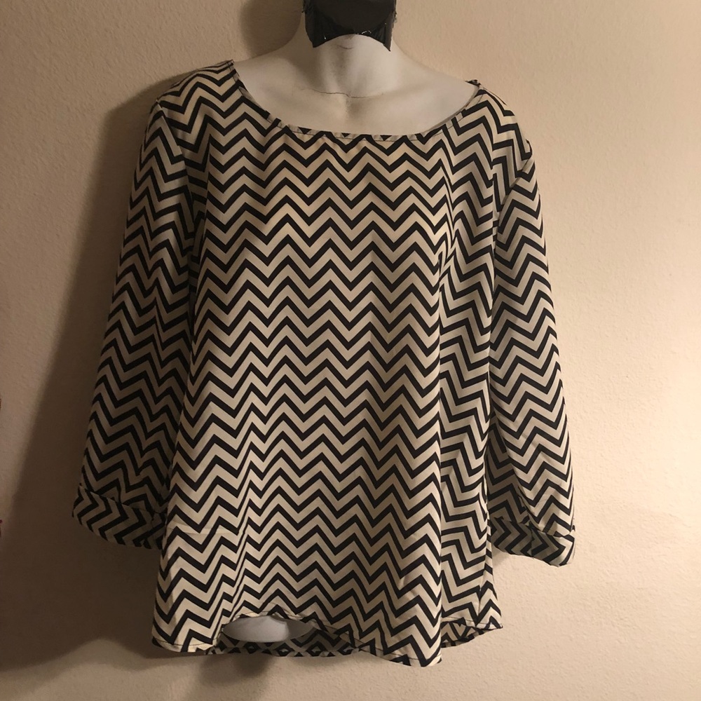 Blouse chevron